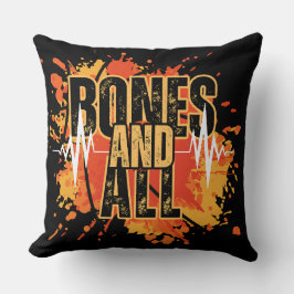 Almofada Celebre Sua Essência: Nascido e Tudo Design Preto