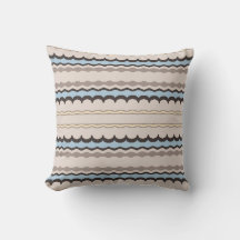 Celestia Horizon | Listra Ondulada Azul Pó e Taupe