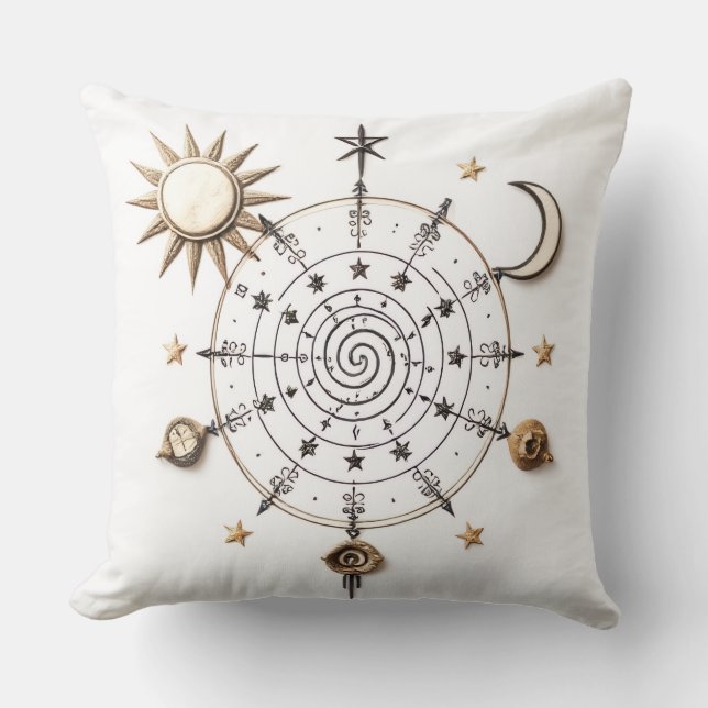 Almofada Celestial Balance Throw Pillow (Frente)