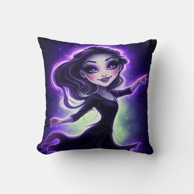 Almofada Celestial Glow Girl Throw Pillow (Frente)