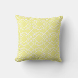 Almofada Cello Manteiga Suave Amarelo Design Treliça