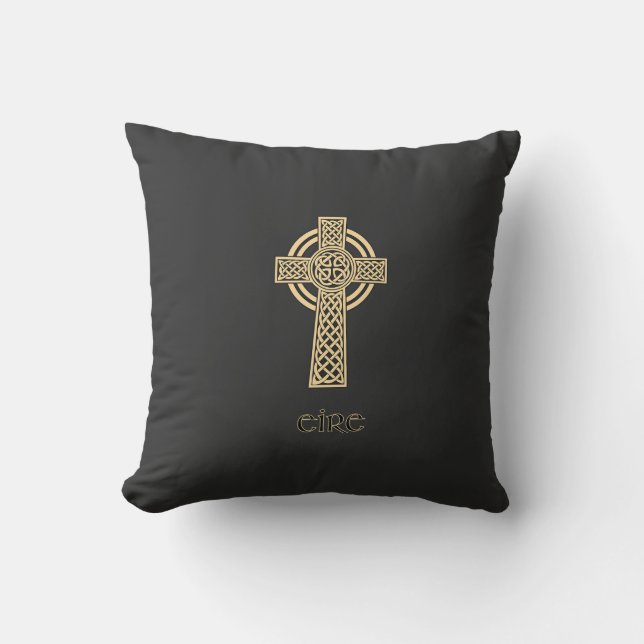 Almofada "Celtic Cross - Eire" (Frente)