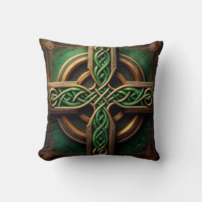 Almofada Celtic Cross Throw Pillow (Frente)