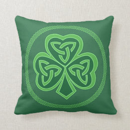 Almofada Celtic Knot Shamrock
