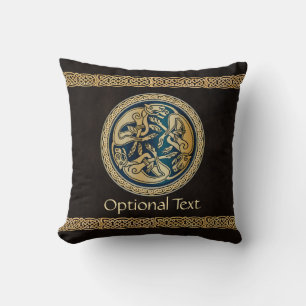 Almofada Celtic Wolf Knotwork Triad