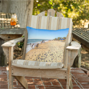 Almofada Cena da praia de inverno