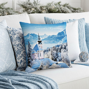 Almofada Cena de inverno personalizada