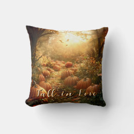 Almofada Cena de outono e Floresta de Pumpkins