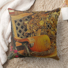 Almofada Cena de Queda - Pumpkin e Bitterdoces Vinha no Ban