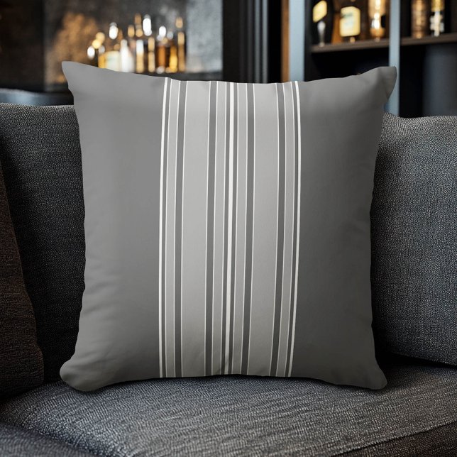 Almofada Centro de distribuição de cinzas - Tela moderna po (Modern Stripe Pillow)