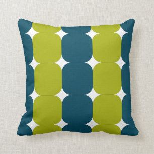 Almofada Cerceta & Chartreuse retros