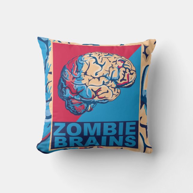 Almofada Cérebro de Zumbi (Frente)