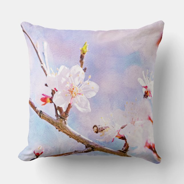 Almofada Cerejeira Japonesa - Sakura em Flor (Frente)