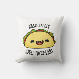 Almofada Certamente Spec-Taco-Lar Funny Taco Pun