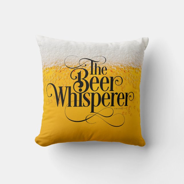 Almofada Cerveja Whisperer (Frente)