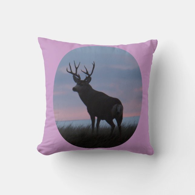 Almofada Cervo Mula D22 Sunrise Buck (Frente)