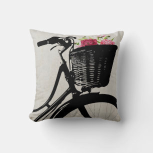 Almofada Cesta da bicicleta com travesseiro decorativo das