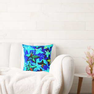 Almofada Céu Azul da Noite Estrelada. Comprar Agora
