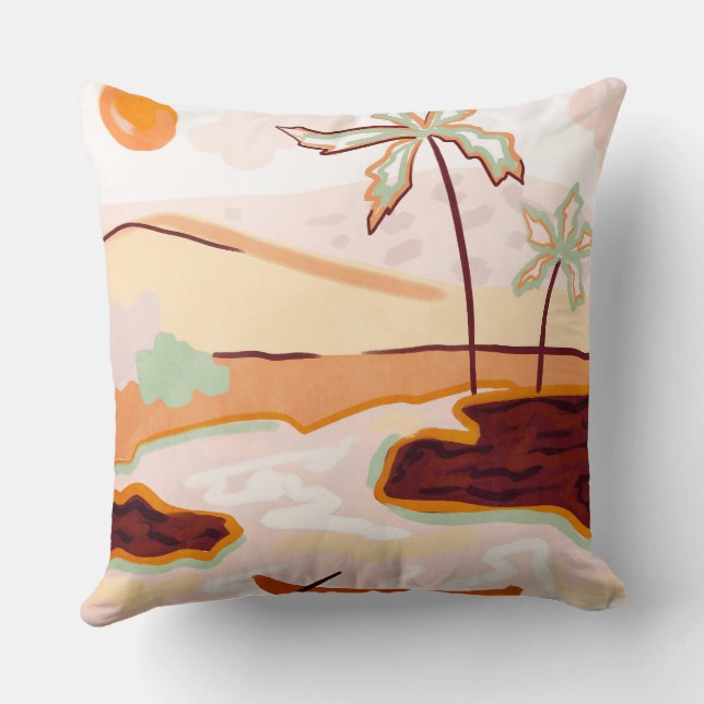 Almofada Céus de algodão doce (Verso)