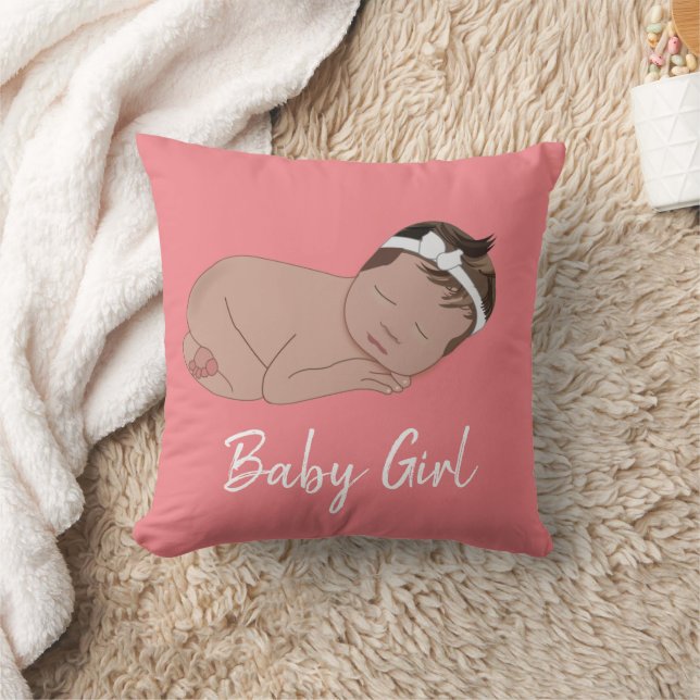 Almofada Chá de Bebê Menina (Cobertor)