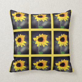 Almofada Chá de Travesseiro decorativo de girassóis