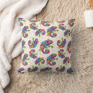 Almofada Chameleon Paint mantém estilo aquarela