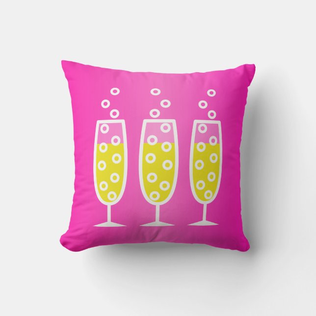 Almofada Champagne - rosa (Frente)