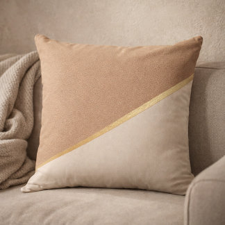 Almofada Champagne Sand Split Throw Pillow
