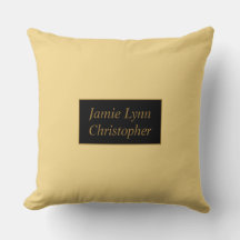 Champanhe com Travesseiro decorativo de Nomes Dour