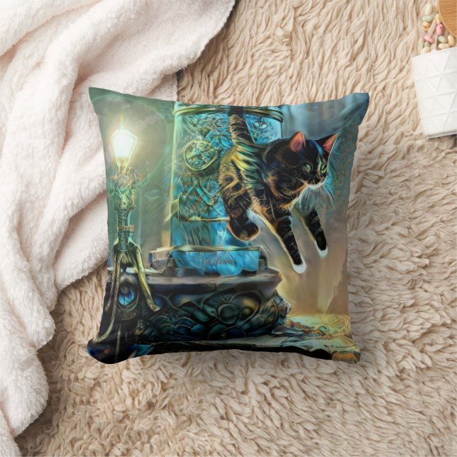 Almofada [CHANCE] O canal Cat- (Cobertor)