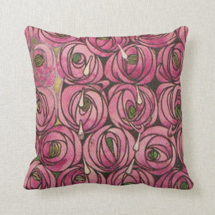Almofada Charles Rennie Mackintosh - Rosas