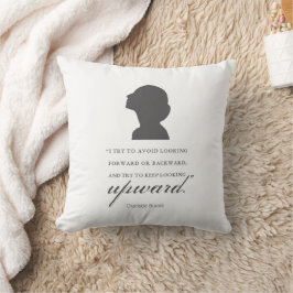 Almofada Charlotte Bronte - Continue Olhando Para Cima - Br