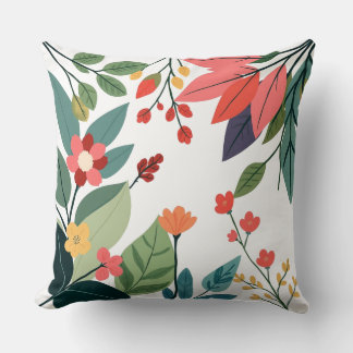 Almofada Charme de Jardim Divertido – Botânica Colorida
