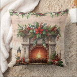 Almofada Charme Parisiense Cozy Christmas<br><div class="desc">Cozy Parisiense Charm: Travesseiro com notas de música, Postmark, Foliage e Travesseiro decorativo de Design Adicione um toque de elegância parisiense à sua casa com este travesseiro maravilhosamente projetado. Apresentando intrincadas notas musicais, um cartaz vintage em Paris, e folhagem exuberante, a design é completada com a imagem quente e convidativa...</div>