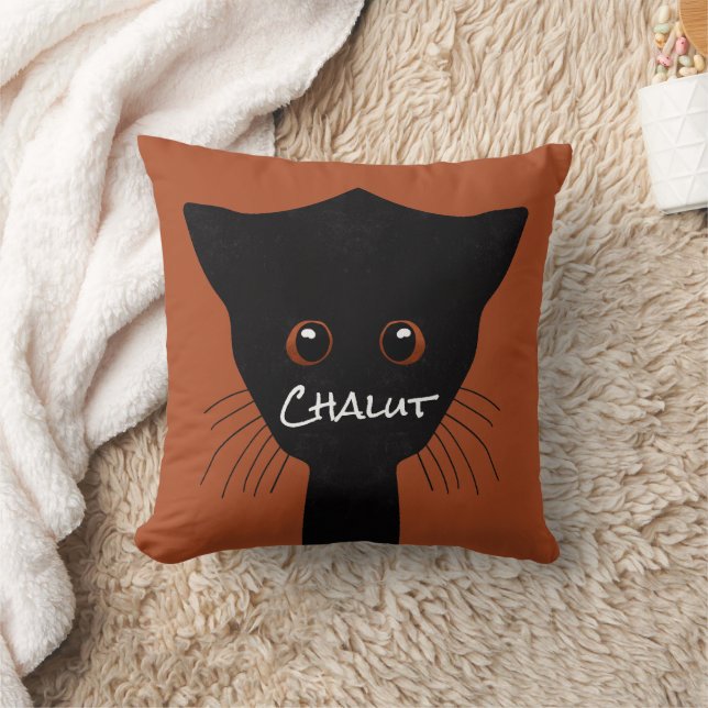 Almofada chat noir (Cobertor)
