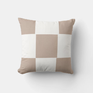 Almofada Checker Beige Tan