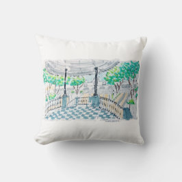 Almofada Checkerboard Kiosk Park View