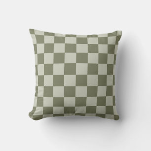 Almofada Checkerboard verde de sábado