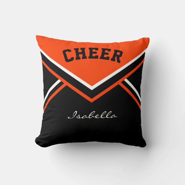 Almofada Cheerleader 📣 roupa em laranja (Frente)