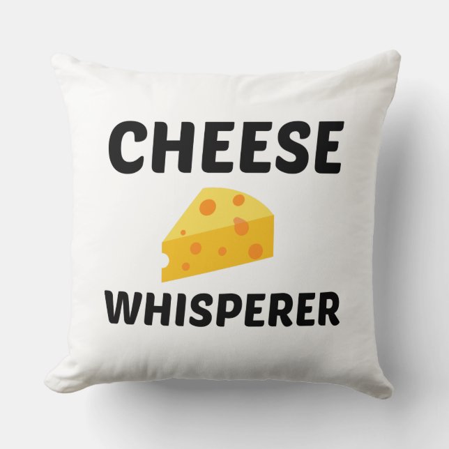 ALMOFADA CHEESE WHISPERER (Frente)