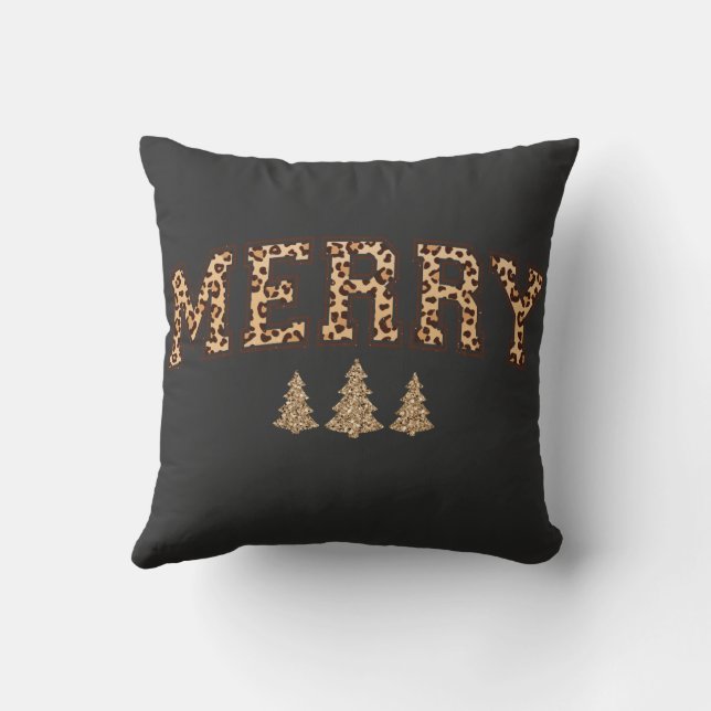 Almofada Cheetah Styled Christmas Pillow (Verso)