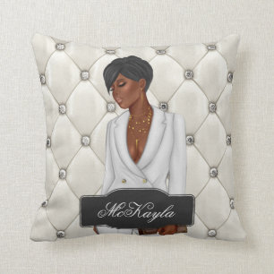 Almofada Chefe de Chefe Afro-Americano Personalizado