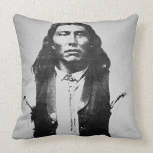 Almofada Chefe de Naiche (d.1874) dos apaches de Chiricahua