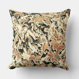 Almofada Cheiros com gradiente ou fumaça, beges sobre laran