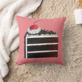 Almofada Cherry Black Forest Cake Compro Bateria de Bateria