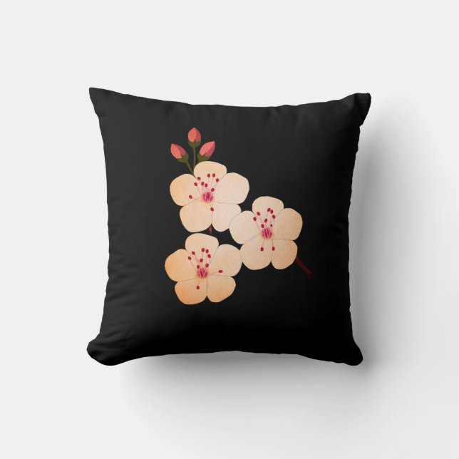 Almofada Cherry Blossoms Travesseiro decorativo (Frente)