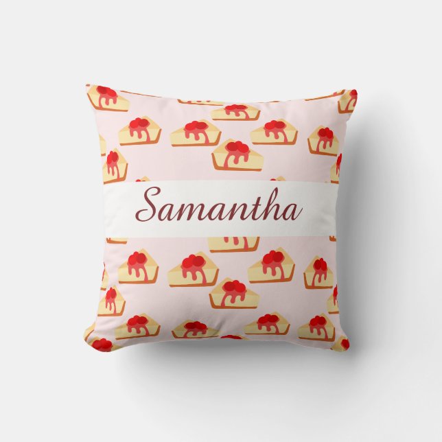 Almofada Cherry Cheesecake Dessert (Frente)