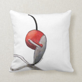 Almofada Cherry Spoon Hug Cotton Travesseiro decorativo