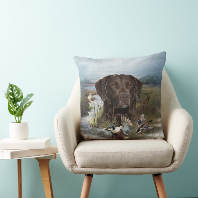 Almofada Chesapeake Bay Retriever, Arte (Cadeira)