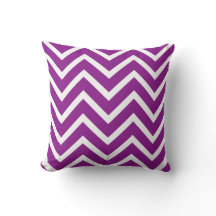 Chevron branco e roxo